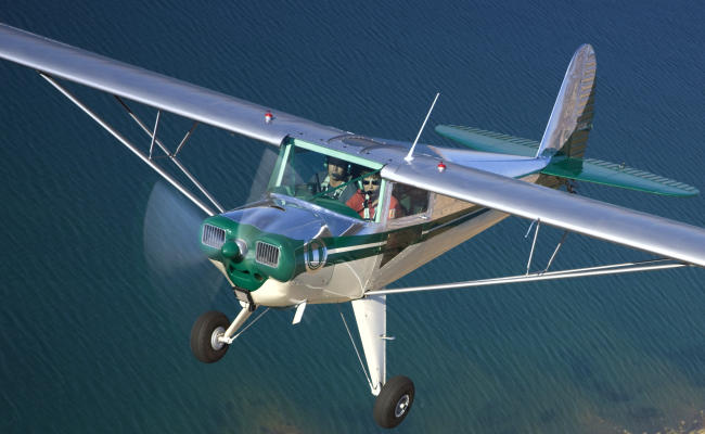 luscombe airplane in flight aircraft appraiser
